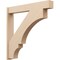 Ekena Millwork 7 1/2-in W x 48-in D x 48-in H Balboa Block Rough Cedar Woodgrain TimberThane Outlooker, Primed Tan OUTUR075X48X48BOA44RCPR - alternate 1
